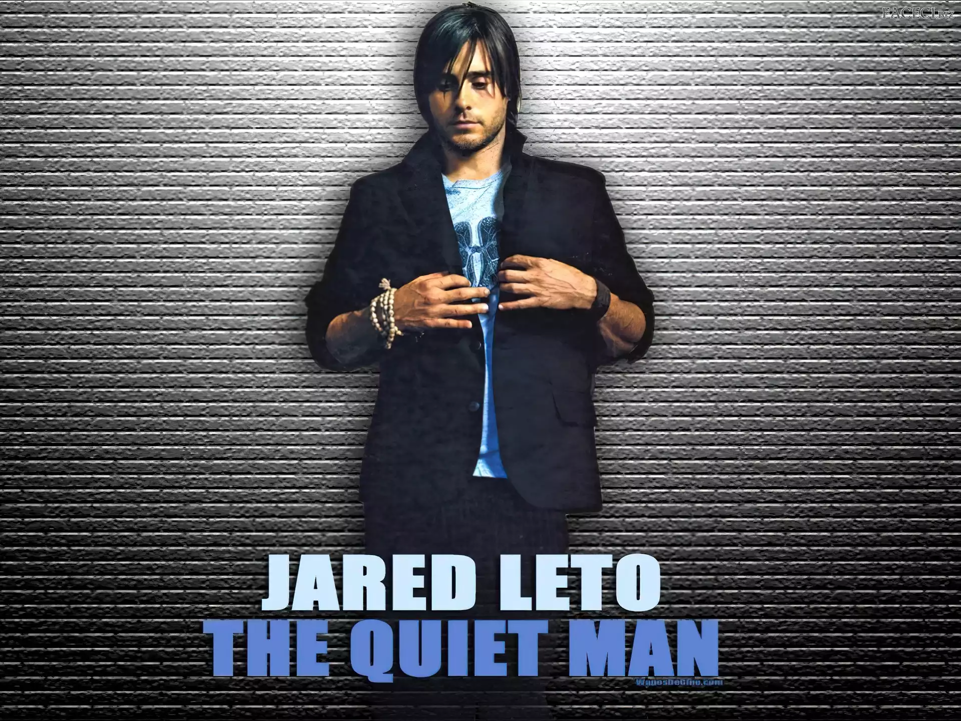 Jared Leto, czarny strój